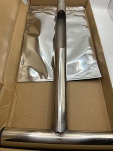Breveltion Stainless Steel Twist Soil Sample Probe – 40 Inch Length, 1.7 Inch Diameter, Silver, 6-Month Warranty