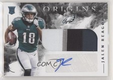 2020 Panini Origins Rookie Jalen Reagor #116 Jumbo Patch Auto 01su