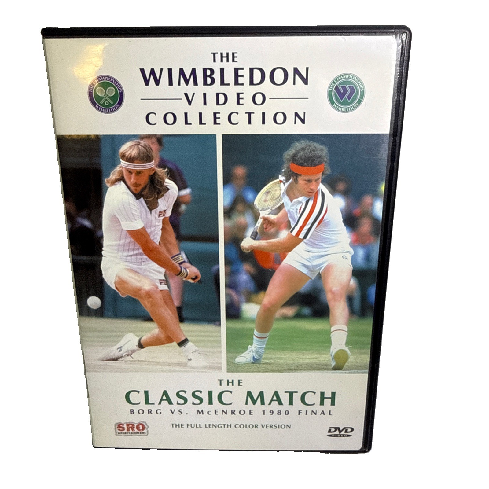 Wimbledon Video Collection - BORG vs McENROE 1980 Final DVD- Like NEW