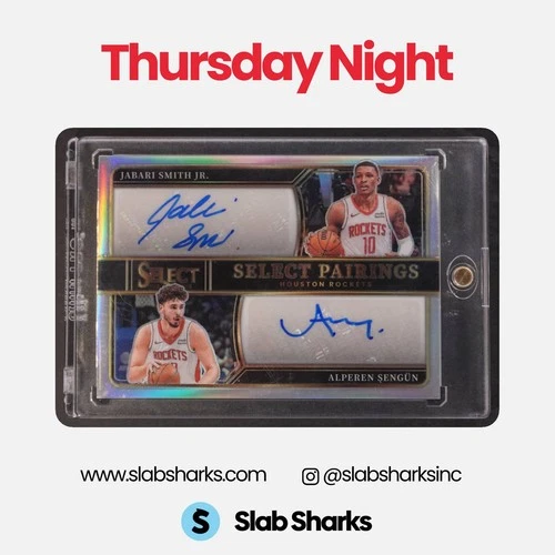 2023 PANINI SELECT JABARI SMITH JR. ALPEREN SENGUN PAIRINGS SIGNATURES AUTO /49