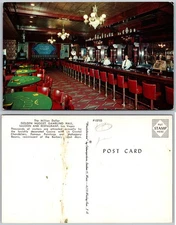 Golden Nugget Gambling Hall Interior Bar Postcard