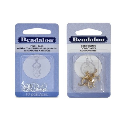 Beadalon  Anhängerösen mit Ring 10mm * Schmuckteile