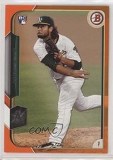 2015 Bowman Orange 7/25 RJ Alvarez #136 3w8