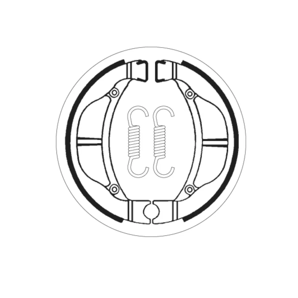 Brake Shoes for KAWASAKI KX 60 1994-2004 Front SBS - Image 2 of 4