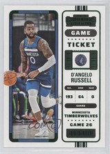 2022-23 Panini Contenders Green Game Ticket D'Angelo Russell #92 02l5