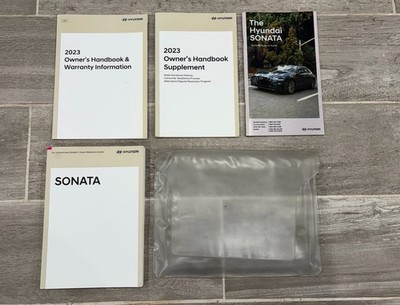 2023 HYUNDAI SONATA Owners Manual Guide OEM Set 4 Books ALL MODELS FREE SHIPPING