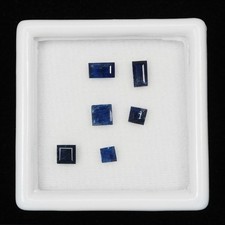 6 Pcs. Natural Blue Sapphire Mix Shape Loose Gemstones Lot