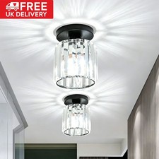 Modern LED Crystal Ceiling Light Chandelier Living Room Hallway Pendant Lamp 1PC