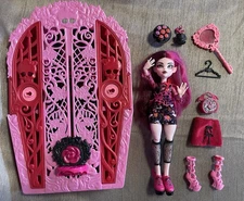 Monster High Secrets Garden Mysteries Draculaura Case, Key & Doll & Extras