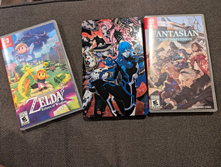 Nintendo Switch Game Lot: Zelda Echoes Of Wisdom Smt V Fantasian Neo Dimension
