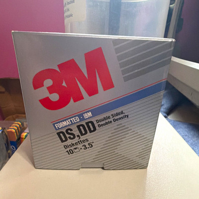 3M DS/DD 3.5in Floppy Disks 720KB Formatted Double Sided Double Density