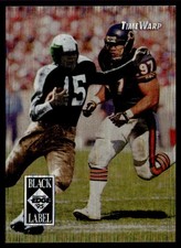 1995 Collector's Edge TimeWarp Black Label Chris Zorich/Steve Van Buren Chicago