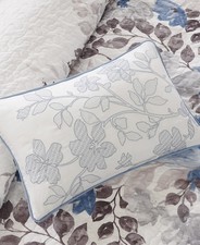 Madison Park Luna 6-Pc. Quilt Set, King/California King, Blue, NWT
