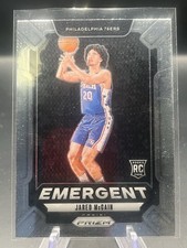 2024-25 Panini Prizm - Emergent Jared McCain #19 (RC) 76ers Thunder