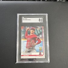 Topps 2019 Shohei Ohtani #600 SGC 8 Base Set Angels MLB Baseball Card