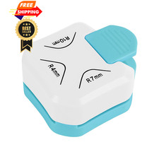 Paper Corner Cutter Punch, Rounder Punch for Scrapbook White Blue