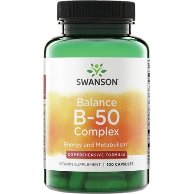 Swanson Balance B-50 Complex Capsules, 100 Count