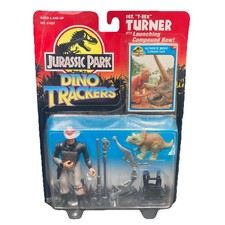 1993 Jurassic Park Dino Trackers Sgt T-Rex Turner Figure Dinosaur Kenner NEW