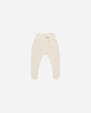 Quincy Mae Footed Knit Pant Natural Baby Bottoms 3-6 Months Comfortable Soft