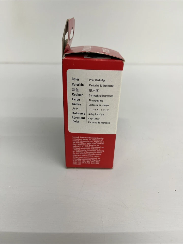 Genuine Lexmark 13619HC Tricolor Ink Cartridge NOS Expired 2002 - Image 4 of 4