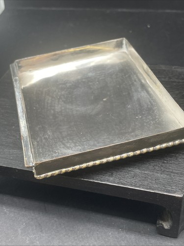 Silverplate English Box w Lid Vintage - Picture 4 of 8