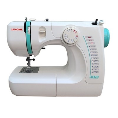 Janome 3128 Sewing Machine With Foot Pedal And Box