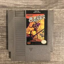 8 Eyes (NES, 1988) Cartridge - Authentic - Cleaned & Tested
