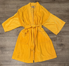Vintage 50-60s The Store for Men Marshall Field Co Yellow Gold Robe Size L