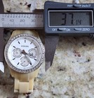 Fossil Stella Watch ES-2455 Womens 37mm Case Day Date, 5-1/4 Inch Wrist Max — photo 8