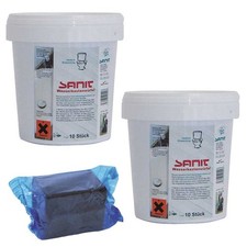SANIT blau 3056 20 Stk. Reinigungsw&uuml;rfel Sp&uuml;lkastenw&uuml;rfel blaues Sp&uuml;lwasser Duft