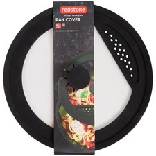 Universal Pfannendeckel Topfdeckel Glasdeckel mit Silikonrand und Sieb