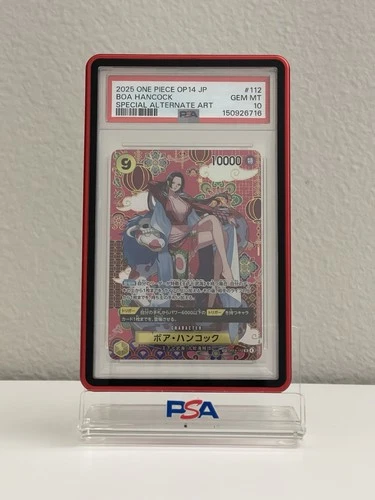 2025 One Piece OP14 Japanese Boa Hancock Special Alternate Art #112 PSA 10