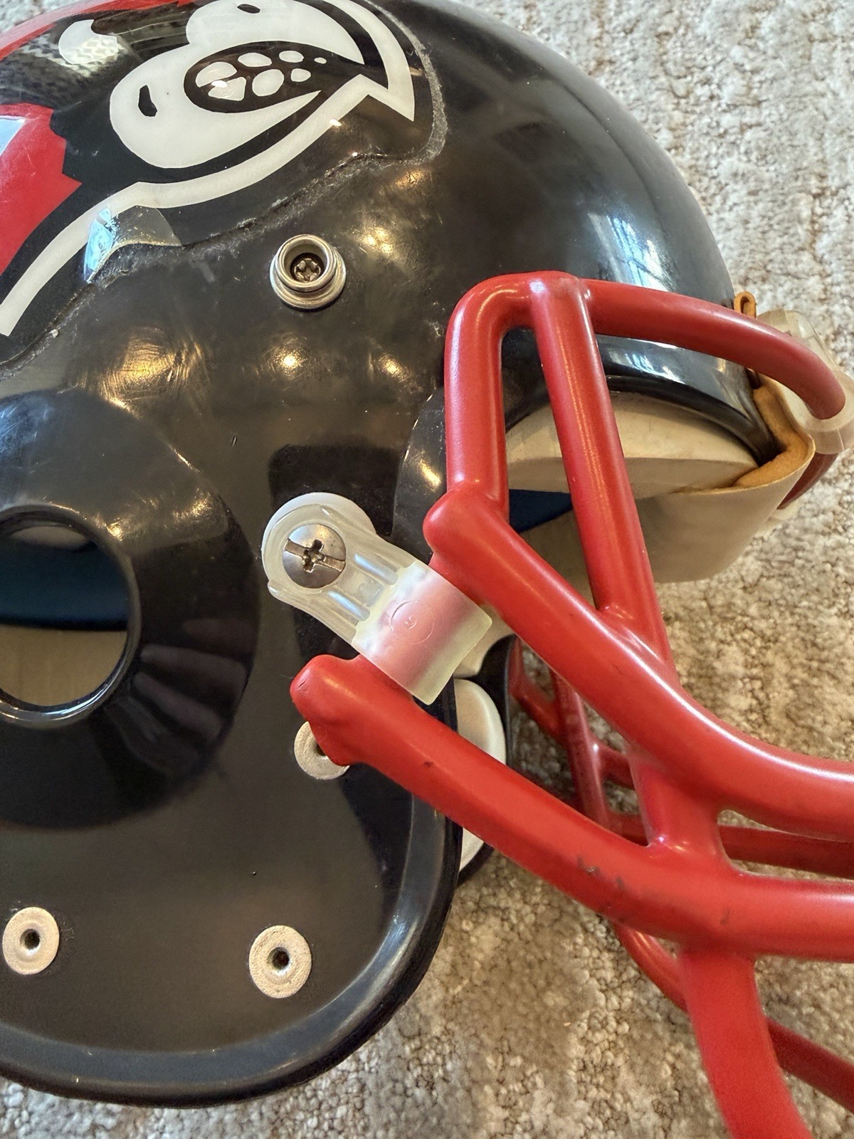 Louisville Cardinals BIKE AiR Power 1983 Vintage Game Used NCAA Football Helmet