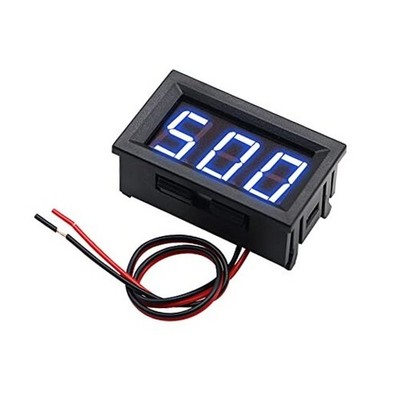  1Pcs AC 70V-500V Mini Digital Voltmeter 2-Wire LED Display AC 70-500V Blue