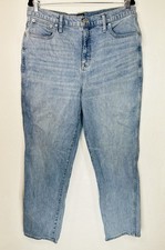 J. Crew High Rise Classic Vintage Light Wash Denim Jeans Womens Size 32