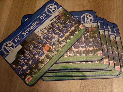 🌟Neu🌟 FC Schalke 04 Saison  1997/1998 Tischset, Untersetzer, Platzset, UEFA - Bild 1 von 5