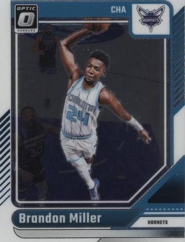 2023 Donruss Optic Rated Rookie #219 Brandon Miller Purple RC PSA