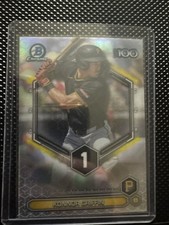 Topps 2025 Bowman Scouts Top 100 Chrome Konnor Griffin Pirates BTP-1