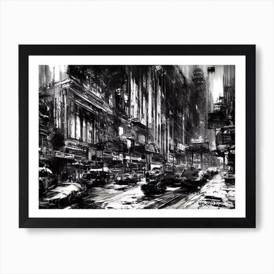 New York City Kunstdruck gerahmt Wandbild Poster Leinwanddruck Bild