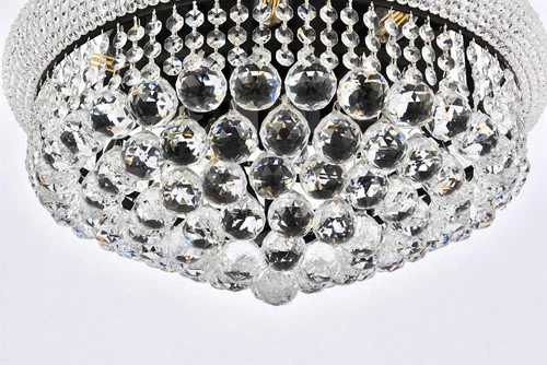 Elegant Lighting Primo 20" 10 Light Royal Crystal Flush Mount - Picture 6 of 8