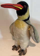 MINT Steiff Peggy Penguin 14 Jointed Head Button in Wing Tag Germany 2500/35