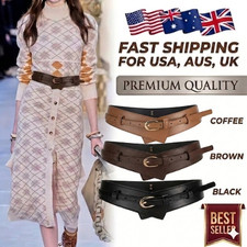 Women Wide Waist Belt Fashion Retro Casual Cinch Belts for Dress Clothes Gift
