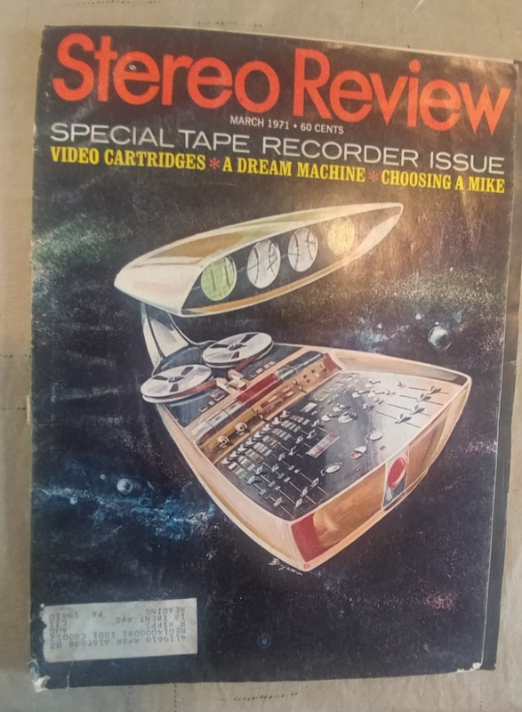 Stereo Review Magazine March 1971 Special Tape Recording Issue