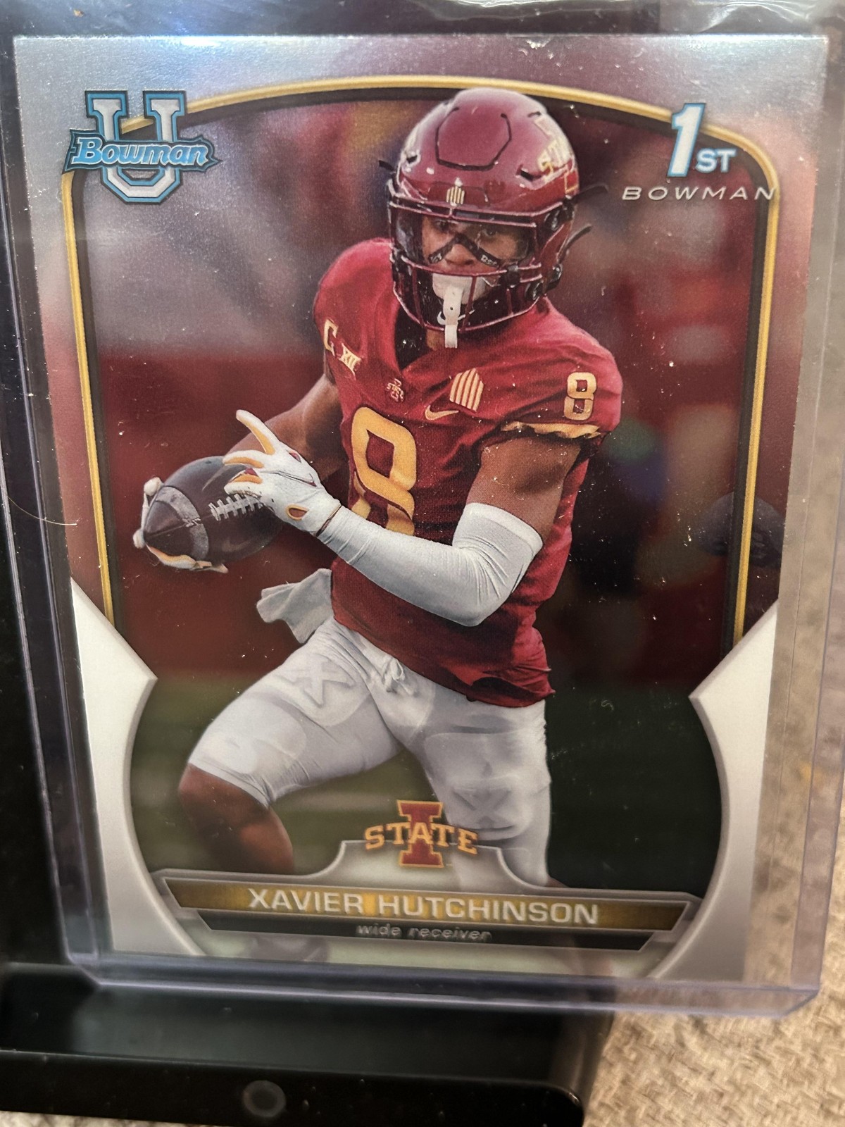2022 Bowman University Chrome #32 Xavier Hutchinson - 1st Bowman