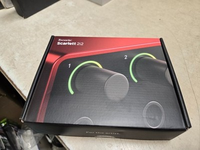 SEALED Focusrite Scarlett 2i2 4th Gen Audio Interface USB For Recording Studio
