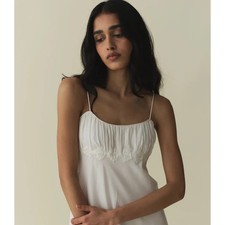 Doen fleurie silk dress salt M