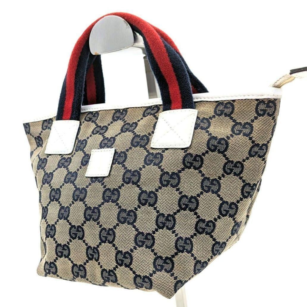 Gucci Gg Canvas Mini Handbag Sherry Line