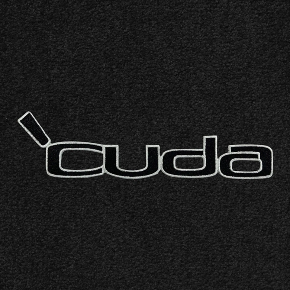 Lloyd Mats Classic Loop Plymouth 'cuda Logo 4 Pc Floor Mats (1970-1974) Foto 3 de 4
