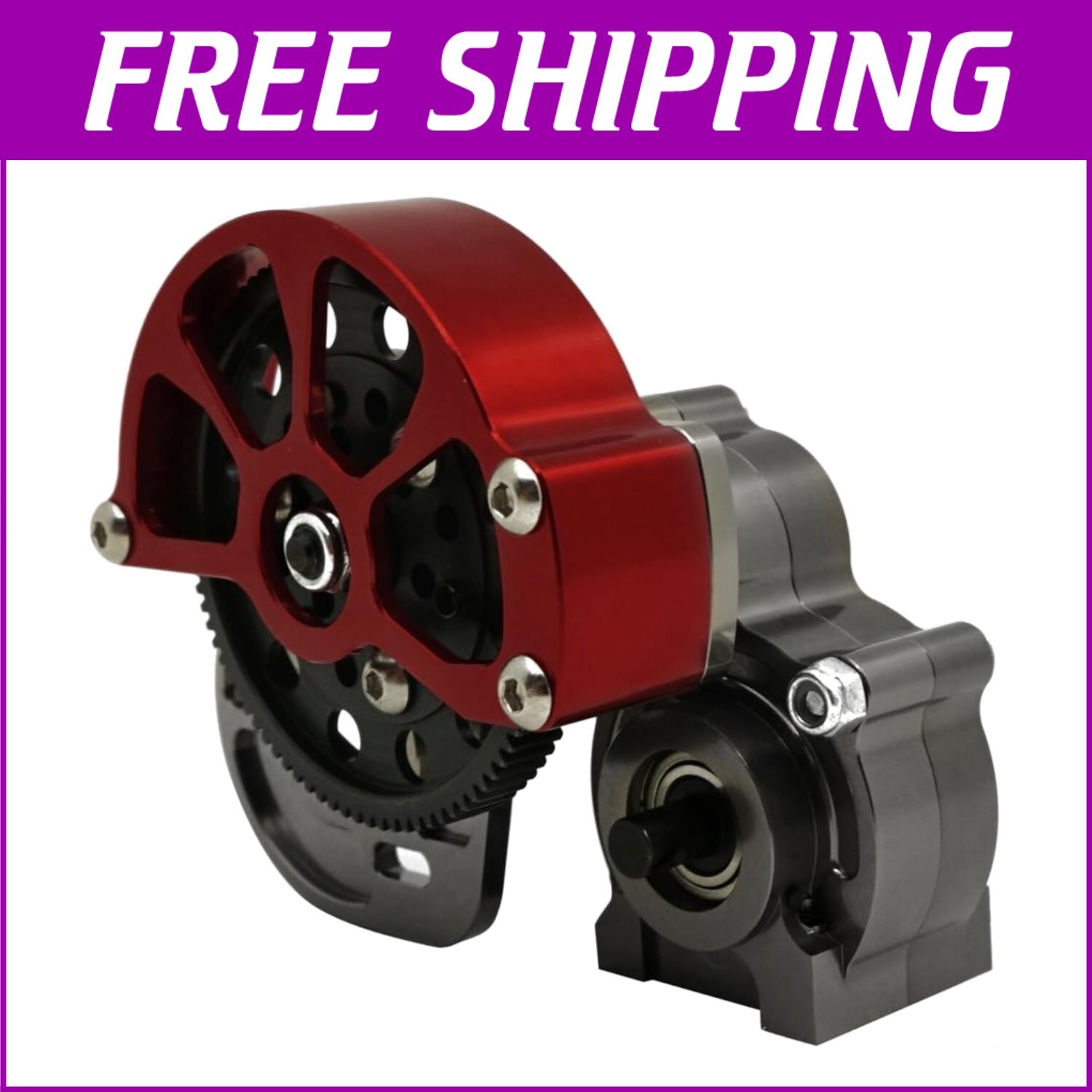 Durable 1/10 Scale Metal Transmission Gearbox - Perfect Upgr