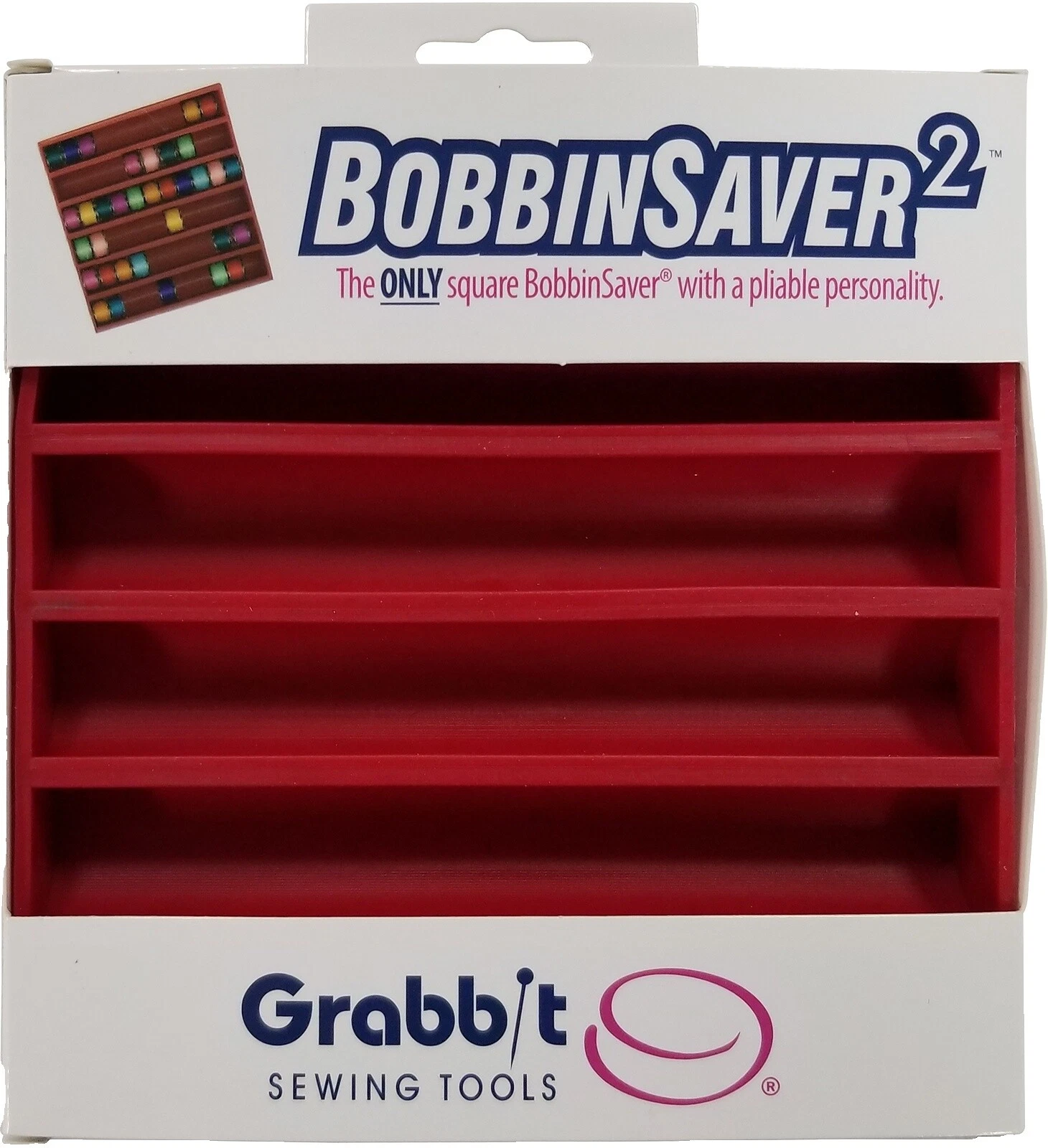 Plastic Sewing Spools/Bobbin Storage Boxes